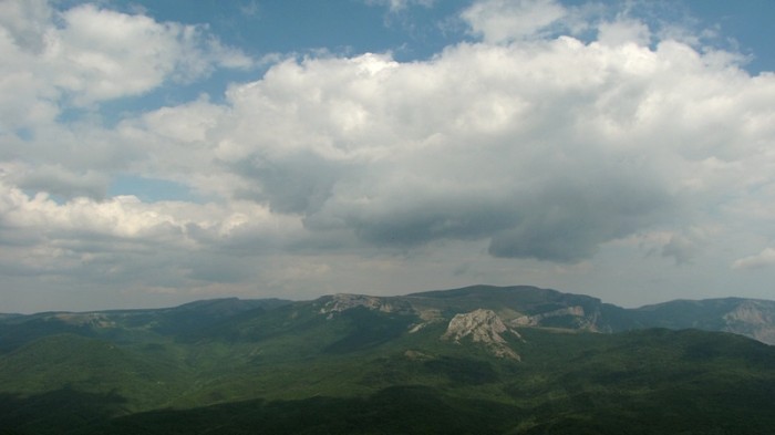 Северная Демерджи в облаках